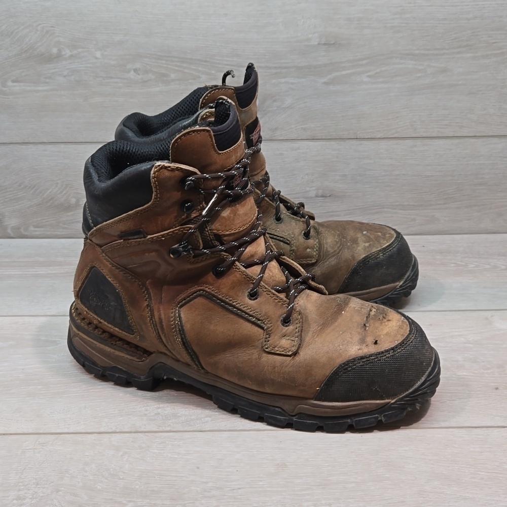 Vintage Red Wing Shoes Men 2401 Steel Toe High SneakLeather Boots shoes sz 12D